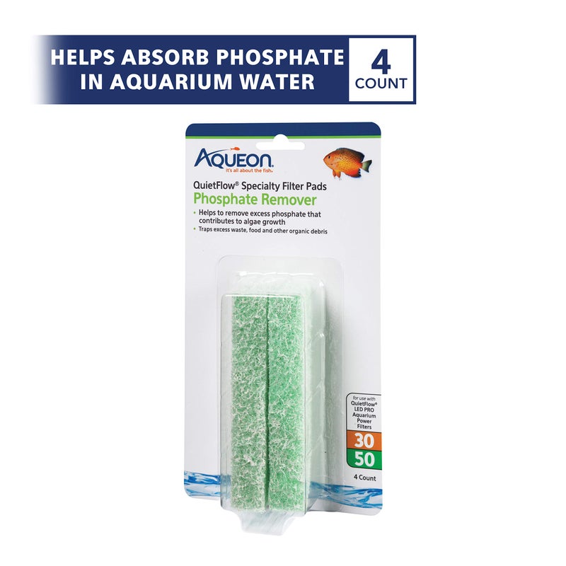 Aqueon Replacement Specialty Filter Pads Phosphate Remover 30/50 - Image 2